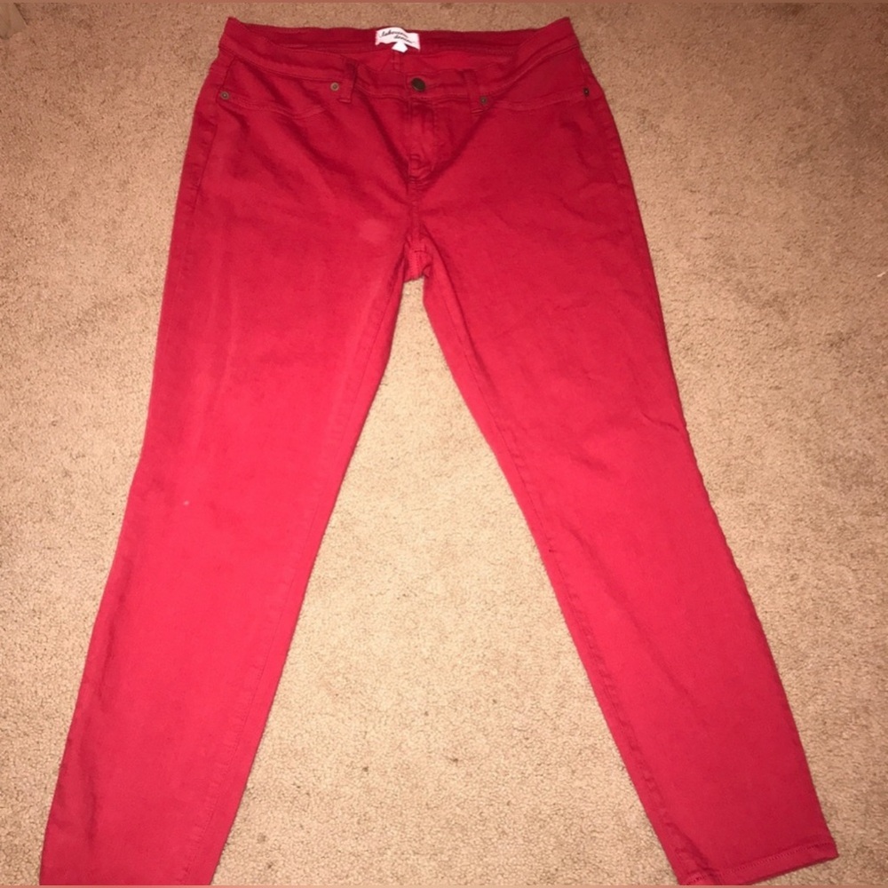 Lakeview Denim Red Jeans Pants 31